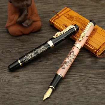 Soyundan Jinhaolong-Xinlong klip serisi dolma kalem fabrika doğrudan satış özelleştirilebilir kalemler yazma