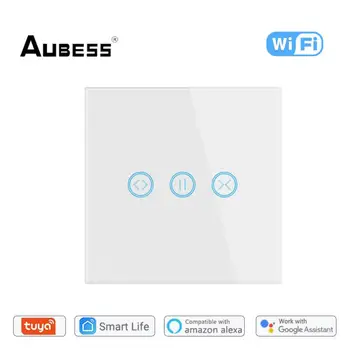 Tuya WiFi Perde Kör Anahtarı Akıllı Ev Panjur / Gargae Kapı Motoru Anahtarı Denetleyicisi İçin Google Ev Alexa SmartLife app