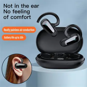 Tws-t8 Hava İletim Bluetooth uyumlu Kulaklık Gürültü İptal Hi-Fi Stereo Su Geçirmez Spor Kulaklık