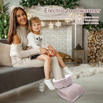 USB Ayak ısıtmalı kapak yıkanabilir elektrikli ayak ısınma Mat nefes termal ayak kapakları ısınma kaynağı aile için