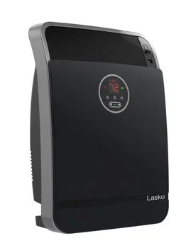 Uzaktan Kumandalı Lasko 1500W Elektrikli Dijital Tüm Oda Seramik Konsol ısıtıcı, CC18306, Siyah