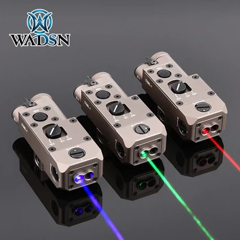 WADSN CQBL - 1 Metal PEQ Kırmızı / Yeşil / Mavi Lazer Göstergesi IR Lazer Amaçlayan CNC DBAL A2 Pointer Sight Fit 20mm Ray AR15 Airsoft HK416