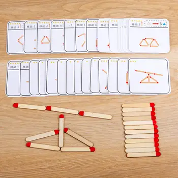Yap-boz oyunları Montessori Yapboz Eğitim eğitici oyuncak Yaş 3+için