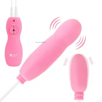 Yapay penis Klitoris Stimülatörü Vajina Topları Atlama Yumurta 8 Hız Uzaktan Kumanda G-Spot Bullet Vibratör Kadınlar için Seks Oyuncakları Titreşimli