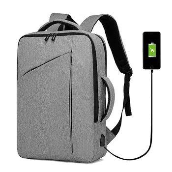 Yeni Erkek Sırt Çantası Dizüstü Seyahat Erkek Çantası Su Geçirmez Sırt Çantaları USB Şarj okul çantası Anti-hırsızlık Kadın Sırt Çantası Mochila