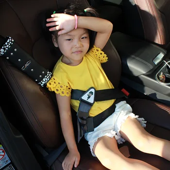 Youwinme Siyah Ayarlanabilir Toddlers Araba Styling Çocuk Emniyet Kemeri Sabit Otomatik Bağlantı Kemerleri Klip Kilit Toka Askısı