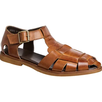 Yüksek kalite hakiki Deri Flip Flop rahat ayakkabılar Roma Sandalet Erkekler Yaz Sandalet Tüm Maç İnek Derisi Plaj Açık Anti-skid