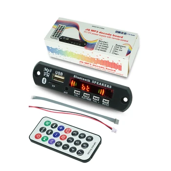 ZTV-M011BT Üçüncü 12V 3.5 AUX Araba Bluetooth 4.1 Kayıpsız MP3 Ses Kartı Dekoder Kurulu USB Uzaktan Kumanda İle Mikro SD FM Radyo Araba için