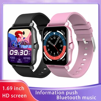 ZW23 Smartwatch Erkek / Kadın Bluetooth Çağrı Bluetooth Müzik Sağlık spor saat IOS / Android İçin