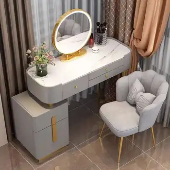 modern stil aynalı masa yatak odası dresser mobilya sf01