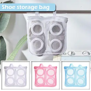 Çamaşır Makinesi Ayakkabı Çantası Taşınabilir file çamaşır torbası ayakkabı çantaları Organizatör Giysi Koruyucu Anti-deformasyon Depolama Seyahat T5A9