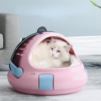 Çok fonksiyonlu Taşıyıcı Ca T Dışarı Çıkmak Kolay Kedi Sırt Çantası Nefes Havalandırma kedi kafesi Uzay Kapsül Evcil Hayvan İçin Taşıma Kutusu
