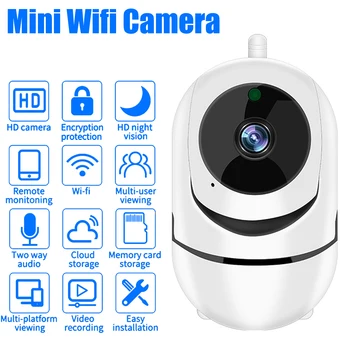 360 EYESHD 720 P WİFİ IP Kamera Kapalı Ev Güvenlik Gözetim Akıllı Güvenlik Bebek Pet Monitör Gece Görüş Hareket Alarm Sistemi