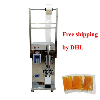 DHL Tarafından ücretsiz Nakliye Kantitatif dolum makinesi Baharat Su Yağı Sirke İçecek Otomatik Sıvı paketleme makinesi