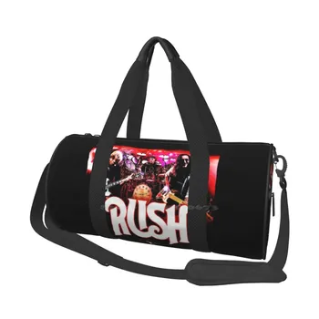 Rush Band: En iyi Müzik Rock Grubu Spor Seyahat Okulu için En Popüler omuzdan askili çanta Casual Satchel Rush Band En İyi Müzik Grubu
