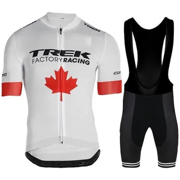 Trek 2022 Kanada Bisiklet Jersey seti yaz Bisiklet Giyim MTB maillot Nefes yol bisikleti uniforme Bisiklet şort ropa