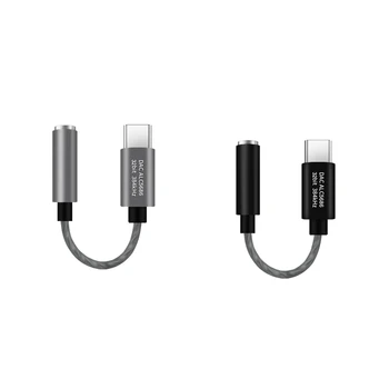 USB Tip C 3.5 Mm Kulaklık Jakı DAC Adaptörü 32Bit 384Khz Realtek ALC5686 USB 3.5 Mm SAMSUNG Akıllı Telefon İçin