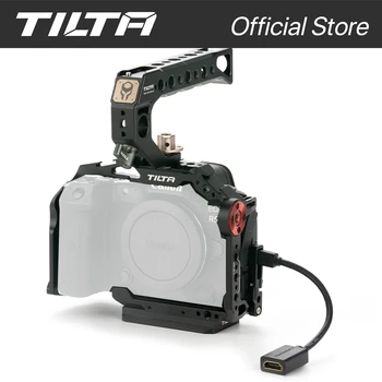 YENİ TİLTA TA-T22-FCC-V2 Tam kamera kafesi Canon R5/R6 V2 DSLR Siyah Kiti fotoğraf aksesuarları